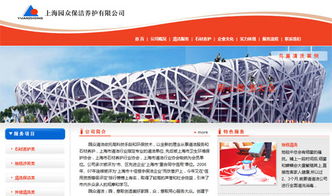 上海建网站打造的保洁公司网站已上线